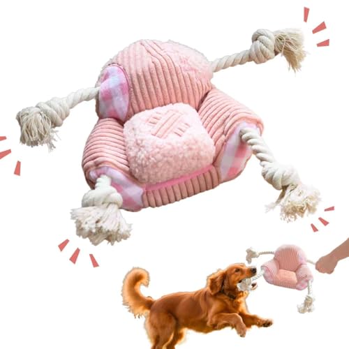 Sofa Quietschendes Hundespielzeug, langlebiges Kauseil Zerrspielzeug für große Hunde, interaktives Plüsch-Welpenspielzeug für Zahnreinigung, Geburtstagsgeschenk Sofa Quietschendes Hundespielzeug, langlebiges Kauseil Zerrspielzeug für große Hunde, interaktives Plüsch-Welpenspielzeug für Zahnreinigung, Geburtstagsgeschenk von Pawfoo Lab