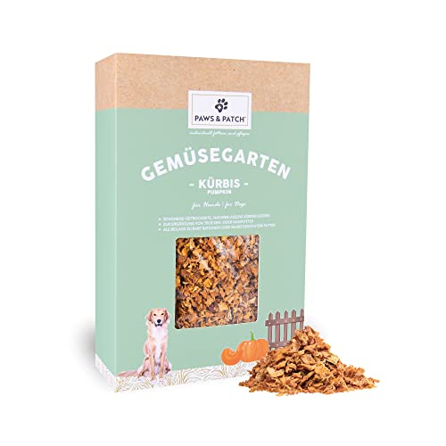 Paws&Patch KÜRBISFLOCKEN für Hunde 700g I europäische Landwirtschaft I glutenfreie Gemüse-Beilage für BARF & Hundefutter I Vitamine, Ballaststoffe von Paws & Patch