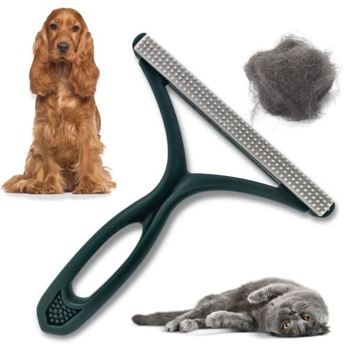 PawsOnly Tierhaarentferner | Katzenhaarentferner | Hundehaare Entfernen | Fusselentferner für Sofa Auto Teppich Kratzbaum Kleidung | Tragbarer | Fusselbürste Tierhaare Pet Hair Remover (Grün) von PawsOnly