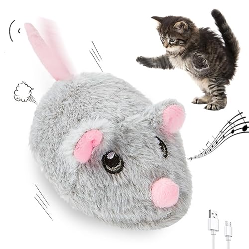 Pawsayes Katze Maus Spielzeug (grau) von Pawsayes