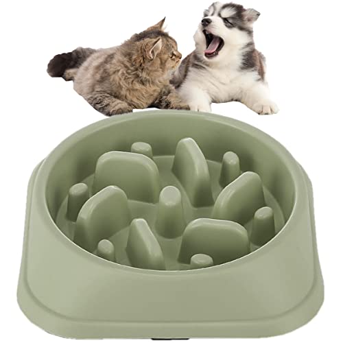 Slow Feeder Hundenapf, Labyrinth Design Slow Feeder Pet Dog Bowls Small Slow Eating Dog Food Bowls Maze Dog Puppy Slow Feeder Bowl Green von Pawsayes