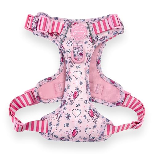 Pawsome Paws Boutique Ferkel Hundegeschirr, mittelstark, verstellbar, Disney-Design, kein Ziehen, mit reflektierendem Rand und Stabiler Schnalle Pawsome Paws Boutique Ferkel Hundegeschirr, mittelstark, verstellbar, Disney-Design, kein Ziehen, mit reflektierendem Rand und Stabiler Schnalle von Pawsome Paws Boutique