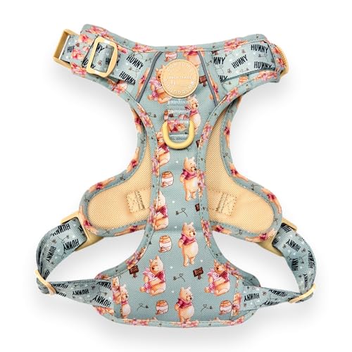 Pawsome Paws Boutique Winnie Puuh Hundegeschirr, robust, verstellbar, Disney-Design, kein Ziehen, mit reflektierendem Rand und Stabiler Schnalle Pawsome Paws Boutique Winnie Puuh Hundegeschirr, robust, verstellbar, Disney-Design, kein Ziehen, mit reflektierendem Rand und Stabiler Schnalle von Pawsome Paws Boutique