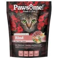 Pawsome PAW Fresh & Dry Trockenfutter Katze, Adult, Sterilised Rind 750 g Pawsome PAW Fresh & Dry Trockenfutter Katze, Adult, Sterilised Rind 750 g von Pawsome