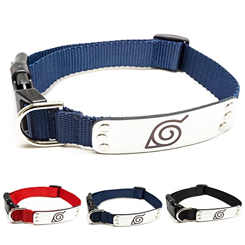 Naruto Hundehalsband für Große Hunde, Mittlere, XS/Kleine Welpenhalsbänder - Offiziell Lizenziertes Naruto Shippuden Hidden Leaf Village Anime Hundehalsband, Naruto Geschenke Haustier Halsband für von Pawsonify