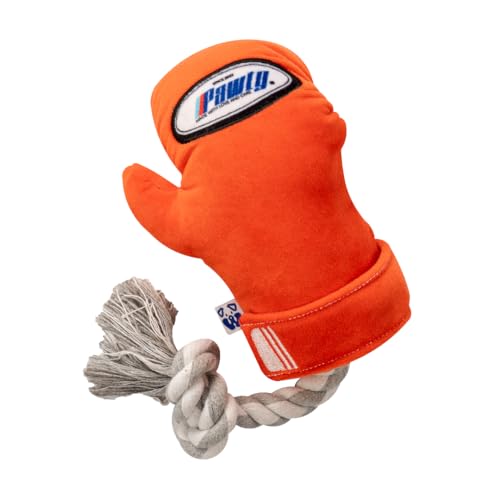 Boxhandschuh Interaktives Hundespielzeug - Interaktives Snuffle Tug Rope Enrichment Pet Toy - Langlebiges Geburtstagsgeschenk für aggressiven Kauer Welpen - Niedliches Quietsch-Plüschtier - Parodie von Pawty Dog Toys