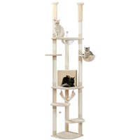 Pawz Road Deckenhoch Kratzbaum Luxus beige Pawz Road Deckenhoch Kratzbaum Luxus beige von Pawz Road