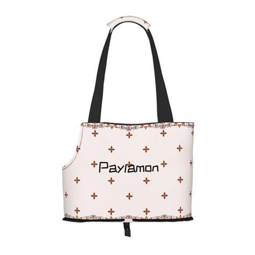 Paylamon Kompatibel mit Haustier tragbare faltbare Umhängetasche, Welpe Outdoor tragbare Haustiertasche, Flugreise Haustier Tragetasche, ethnischen Stil Blumendrucke von Paylamon