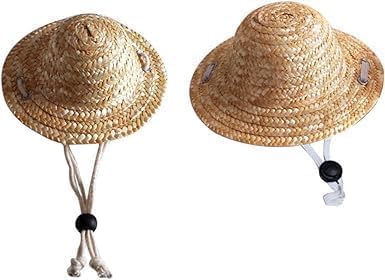 1 x verstellbarer Sommerhut mit Umhängeband, verstellbar, bequem, für Welpen, kleine Kätzchen, Katzen, Sonnenhut, Hundehut, Outdoor-Sonnenschutz-Zubehör 1 x verstellbarer Sommerhut mit Umhängeband, verstellbar, bequem, für Welpen, kleine Kätzchen, Katzen, Sonnenhut, Hundehut, Outdoor-Sonnenschutz-Zubehör von Pchnfei