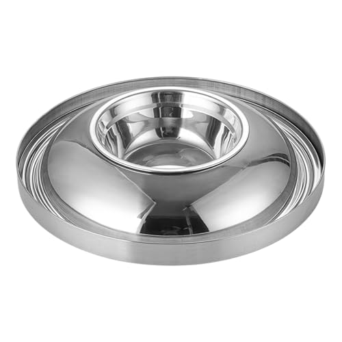 Pcingsia Slow Eating Pet Bowl | Pet Cat Dog Slow Feeding Watering Bowl | Small to Large Pets Dry and Wet Food Eating Dish Non-Slip for Cream Cheese, Diced Chicken von Pcingsia