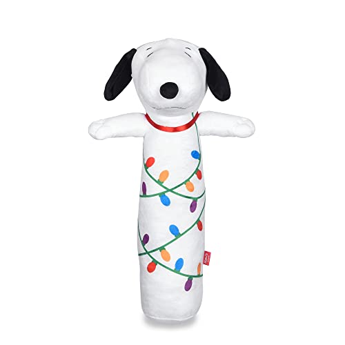 Peanuts for Pets Snoopy Holiday Bobo Body Großes Hundespielzeug | Plüsch Snoopy Tangled Holiday Lights Christmas Squeaky Dog Chew Toy | Plüsch Hundespielzeug für große Hunde, 61 cm, (FF18440) von Peanuts for Pets