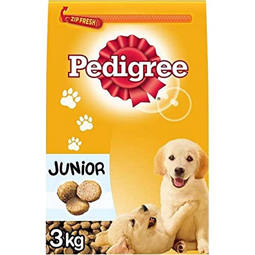 Pedigree Chiens Junior Pedigree Dogs Kroketten 2-15 Monate Chicken Rice 3kg (Lot von 2) 1 von Pedigree Chiens