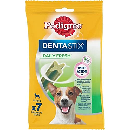 Pedigree Chiens Stamm Dentastix Daily Fresh Triple Action Für Welpen und kleine Hunde 110G (Set von 8) 1 von Pedigree Chiens