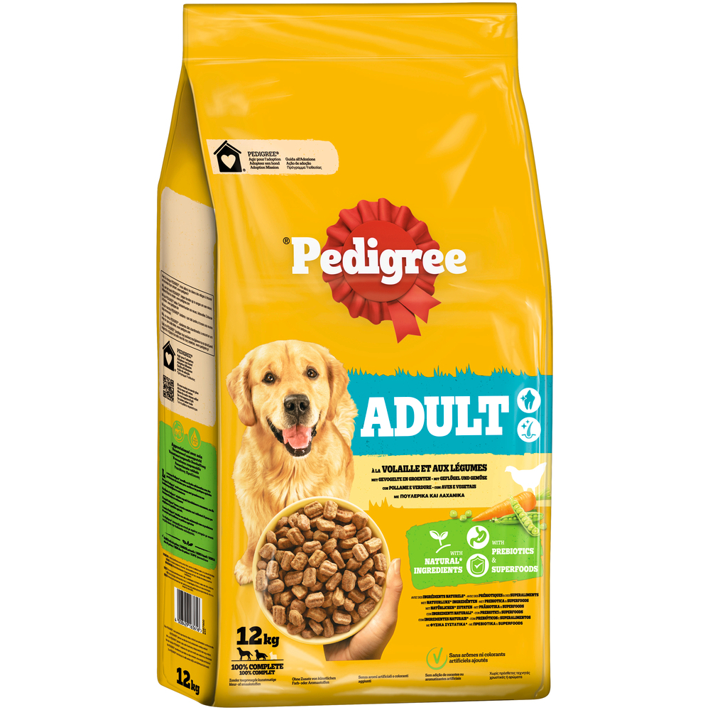 1,4 kg / 3 kg / 7 kg / 12 kg Pedigree zum Sonderpreis! - Adult Geflügel & Gemüse 12 kg von Pedigree