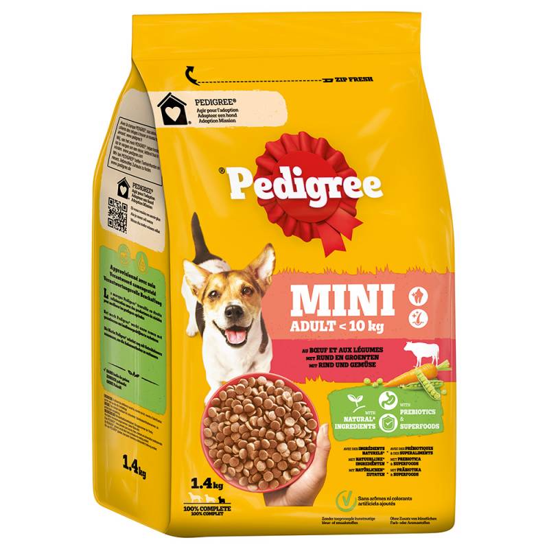 1,4 kg / 3 kg / 7 kg / 12 kg Pedigree zum Sonderpreis! - Mini Adult von Pedigree