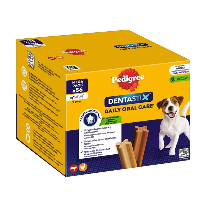 112 x Pedigree Dentastix Tägliche Zahnpflege/ Fresh Tägliche Frische - für kleine Hunde (5-10 kg) von Pedigree