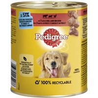 Pedigree Classic 12x800g 3 Sorten Rind, Lamm & Huhn von Pedigree