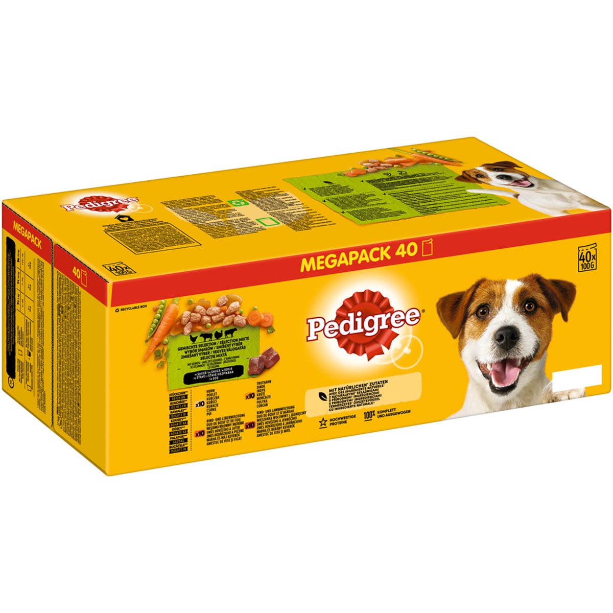 PEDIGREE Megapack Gemischte Selektion in Sauce 40x100g von Pedigree