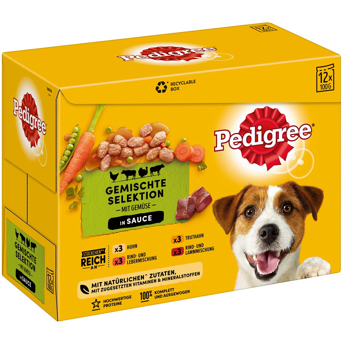 PEDIGREE Pouch Adult Gem. Selektion Multipack 2 24x100g von Pedigree