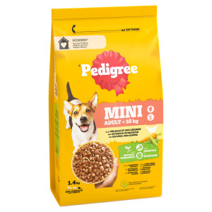 Pedigree Adult Mini mit Geflügel und Gemüse Hundefutter 1,4 kg von Pedigree