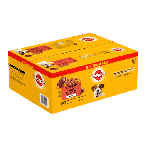 Pedigree Adult Selection in Gelee Frischebeutel - 80 x 100 g Pedigree Adult Selection in Gelee Frischebeutel - 80 x 100 g von Pedigree
