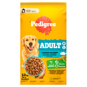 Pedigree Adult mit Fisch und Gemüse Hundefutter 12 kg von Pedigree