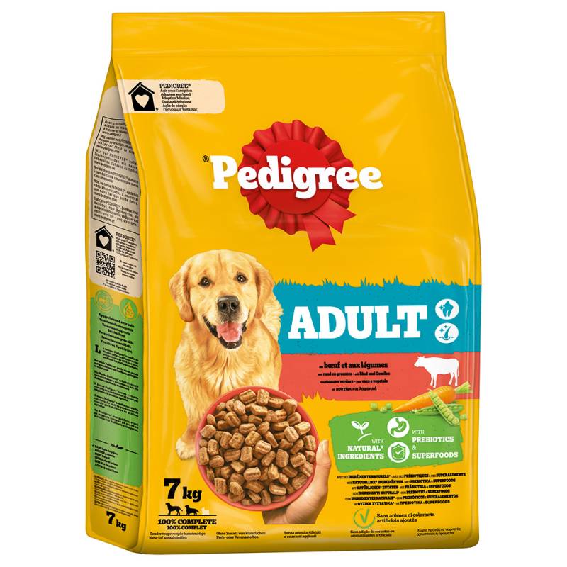 Pedigree Adult mit Rind & Gemüse - 7 kg von Pedigree