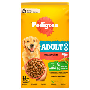 Pedigree Adult mit Rind & Gemüse Hundefutter 12 kg von Pedigree