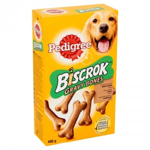 Pedigree Biscrok Gravy Bones für Hunde 3 x 400 g von Pedigree