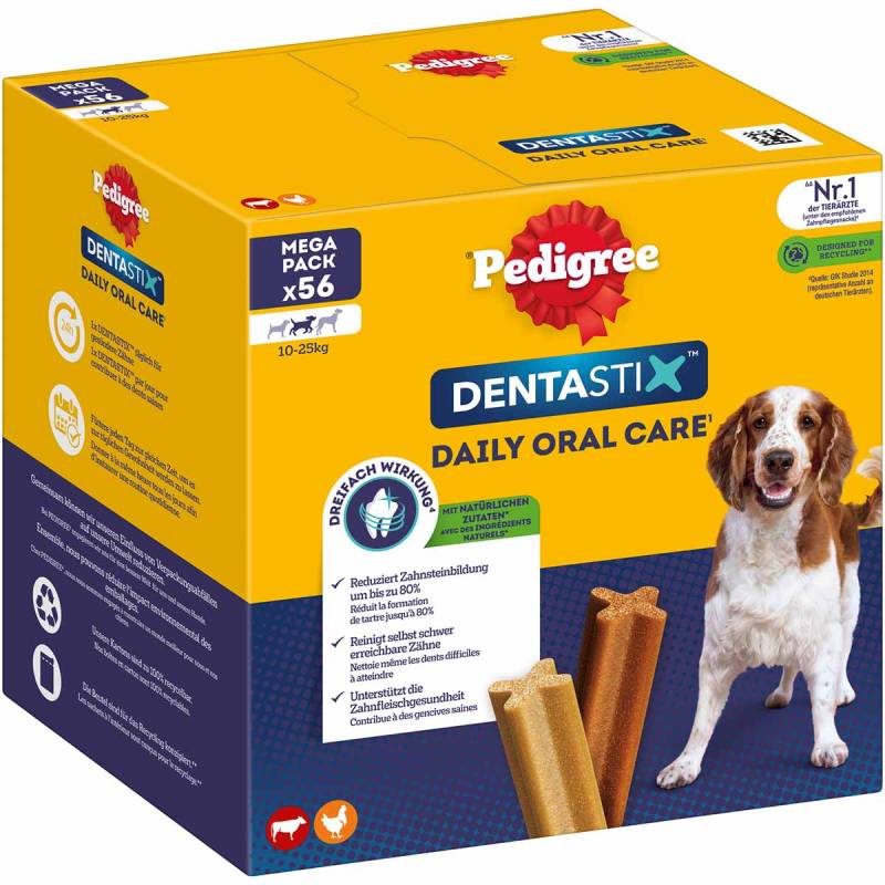 Pedigree DentaStix für mittelgroße Hunde 112 Stück von Pedigree