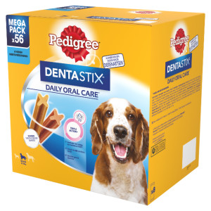 Pedigree Dentastix für mittelgroβe Hunde von 10 bis 25 kg 28 Stück von Pedigree