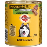 Pedigree Dose Protein+ in Pastete 12x800g Rind mit Ente von Pedigree