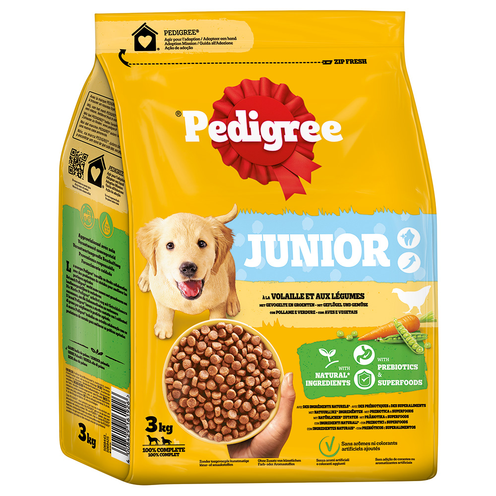 Pedigree Junior Geflügel & Gemüse - 3 kg von Pedigree