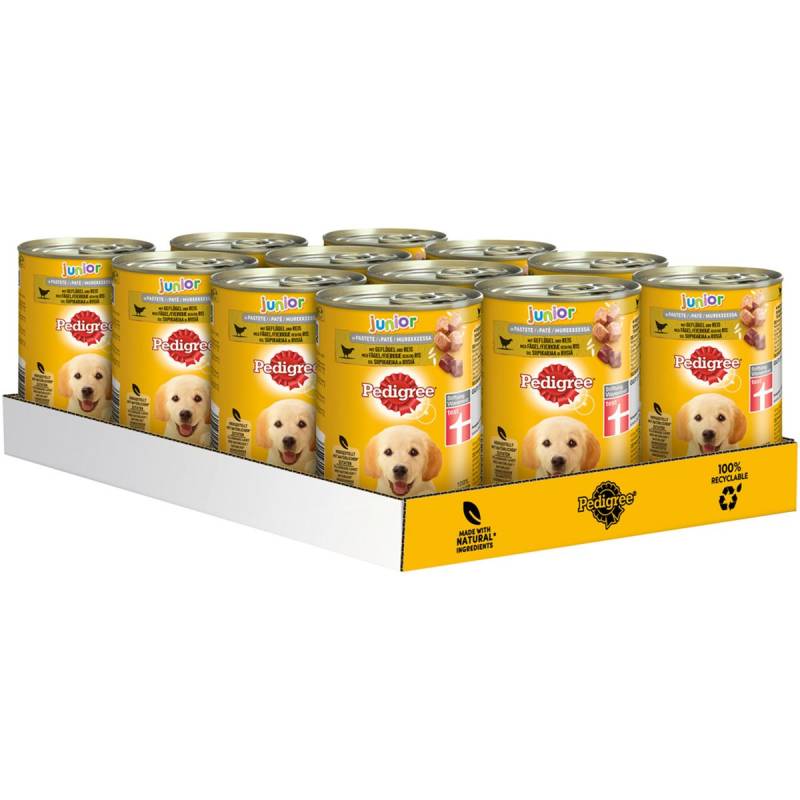 Pedigree Junior mit Geflügel 12x400g von Pedigree