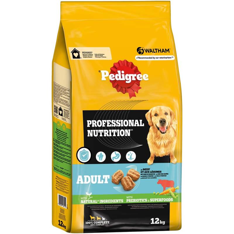 Pedigree Professional Nutrition Adult Rind & Gemüse 12kg von Pedigree