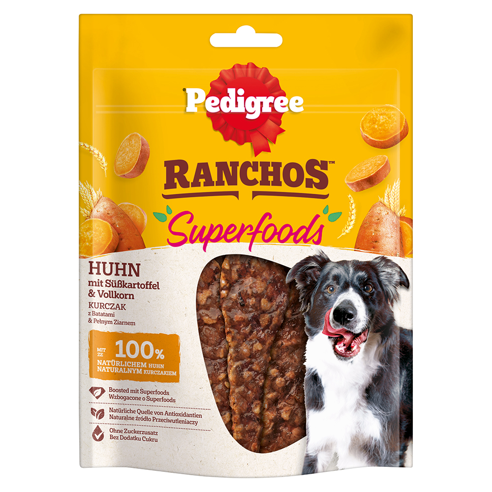 Pedigree Ranchos Superfoods - Sparpaket: Huhn 7 x 70 g von Pedigree