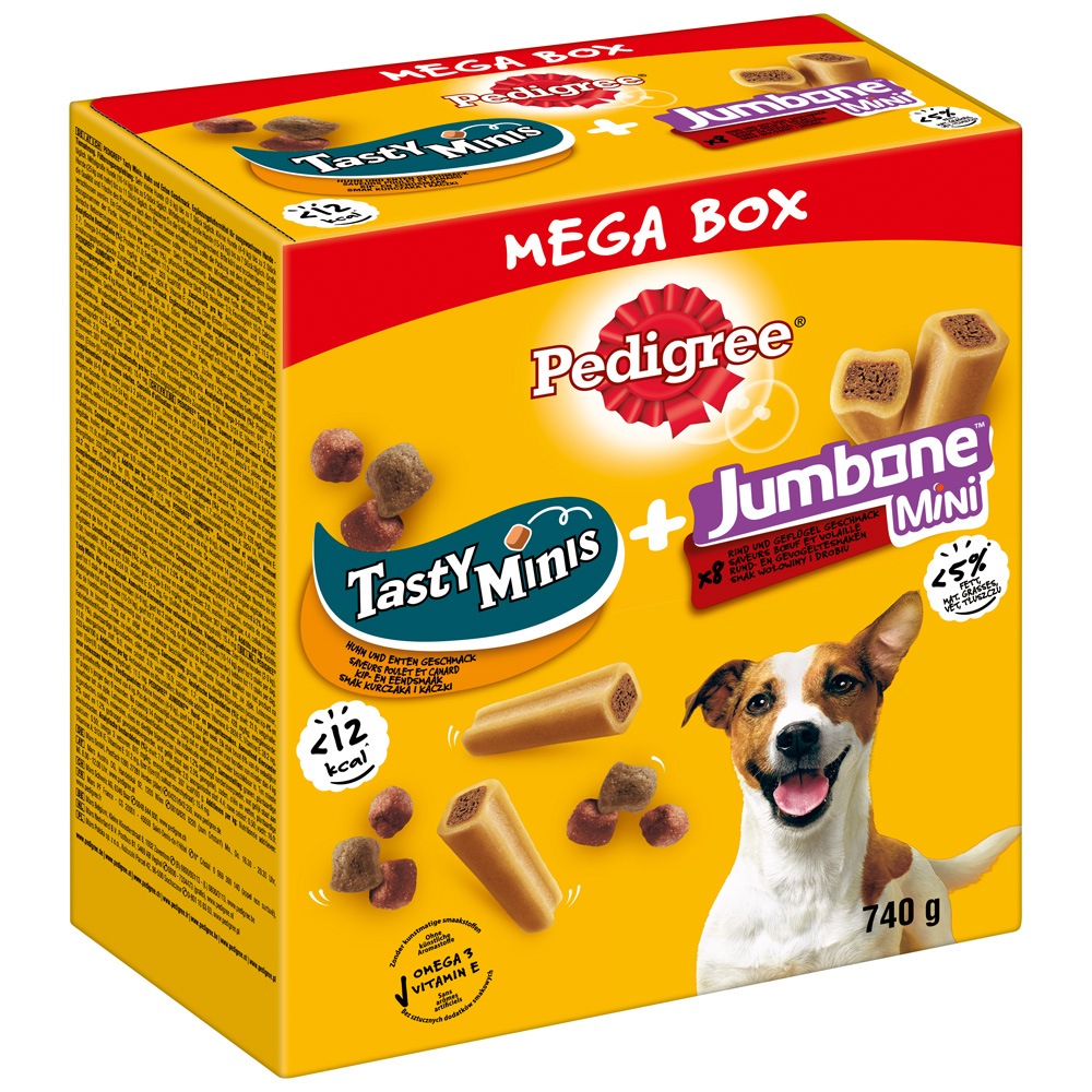 Pedigree Tasty Minis & Jumbone Riesenknochen Mini - 740 g von Pedigree