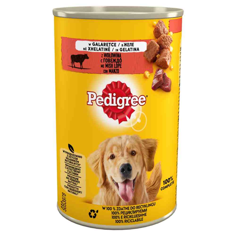 Sparpaket 24 x 400 g Pedigree Adult Classic - mit Rind von Pedigree