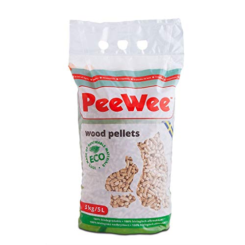 PeeWee Katzenstreu Holz Pellets, 5 Liter von PeeWee