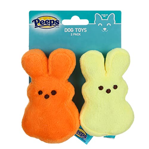 Peeps for Pets Peeps FF20250 Plüsch-Hundespielzeug, quietschend, 10.2 cm,Plüsch-Hundespielzeug, Peeps Stofftier-Hasen-Hundespielzeug (Peeps FF20250) von Peeps for Pets