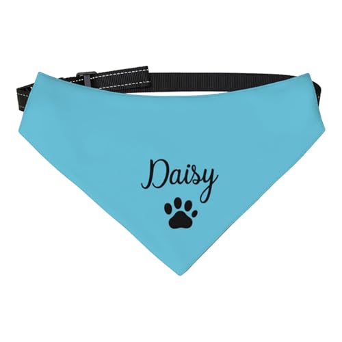 Personalisierte Hund Bandanas Personalisierte Hundehalstuch Dreieck Lätzchen Hund Bandana Halsband Halsbekleidung Katze Hundetuch Haustier Zubehör für kleine mittlere große Hunde Welpe Katze von Pekdi