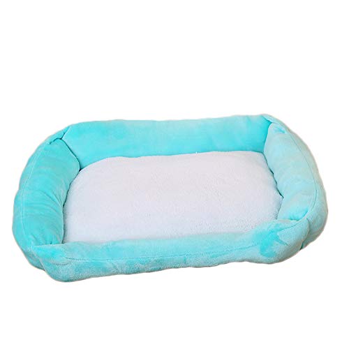 PengGengA Designer Hundesofa Weich Hundebett Hundekissen Hundekorb Waschbar Rutschfeste Hundematte Blau M von PengGengA