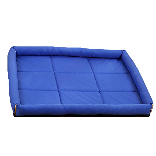 PengGengA Dog Orthopädisches Hundebett Katzenbett Hundekissen Wasserdicht Haustierbett Gepolstert Zwinger Blau XL von PengGengA