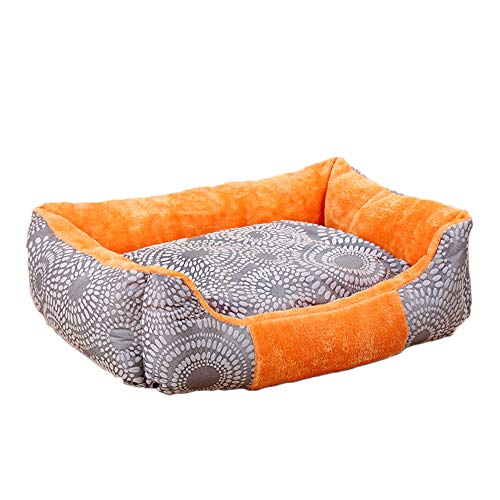 PengGengA Dog Weiche Hundebett Luxuriöse Designer Hundesofa Für Große Hunde Und Katzen Mit Weichem Kissen Grau M von PengGengA