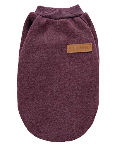 PengGengA Haustier Katze Hund Pullover Warme Hund Pullover Cat Kleidung Haustier Mantel Hund Jumper Für Welpen Small Medium Large Dog Braun M von PengGengA