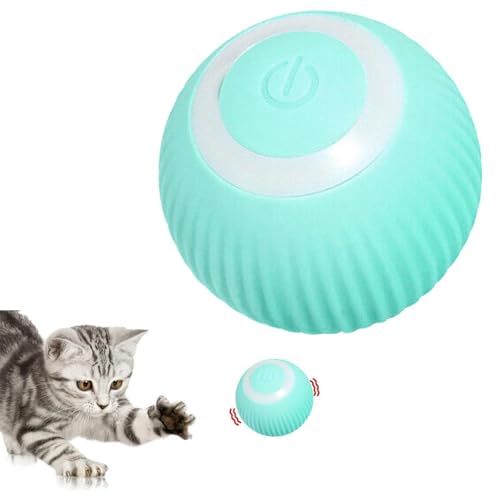 Katzenspielzeug Elektrisch Katzenball, 360 Grad Rollbal Interaktives Katzenspielzeug Ball, Katzenspielzeug Intelligenz Katzenbälle, Automatisches Beweglicher Katzenball Kätzchen Katzen Jagdspielzeug von Penlimly