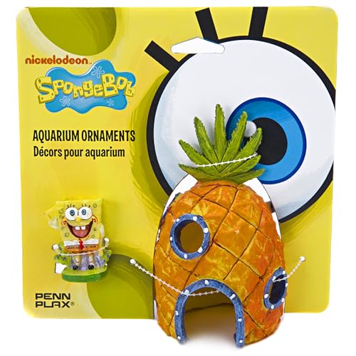 Penn-Plax 23607 Aquariumdekoration Spongebob Ananashaus von Penn-Plax