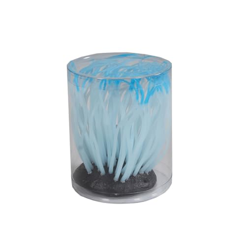 Penn-Plax Aqua-Plants Künstliche Seeanemone aus weichem Silikon, ideal für Moderne Aquarien, lebensechte Bewegung und lebendige Farben, Blau von Penn-Plax