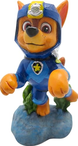 Penn-Plax Offiziell Lizenziertes Paw Patrol Aquarium Ornament - Chase - Mini Size von Penn-Plax