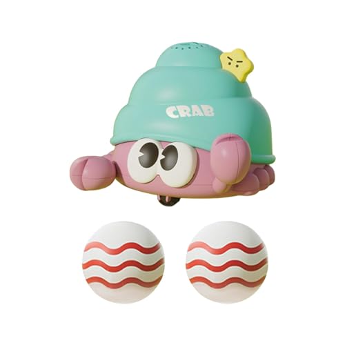 Perfeclan Elektronisches Ballpustespielzeug Montessori-Spielzeug Partygeschenk Baby Früherziehung Niedliches Tierspielzeug USB-betrieben für Kinder Geschenk, Pink Blau von Perfeclan